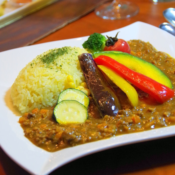 煮込まず簡単♡野菜たっぷりのキーマカレー♬